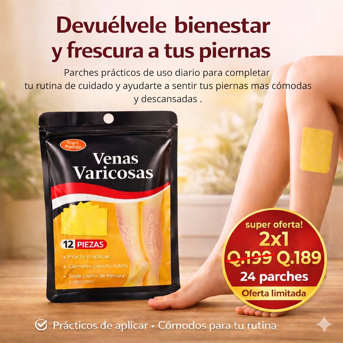 VEINS CARE 2x1 + envio gratis