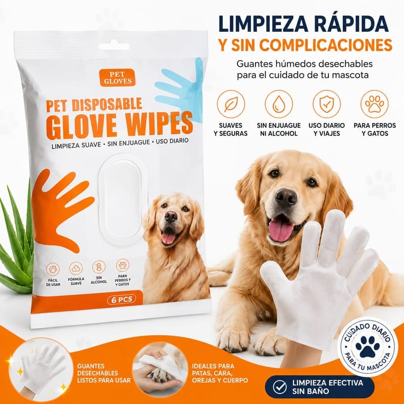 ULTIMAS UNIDADES - GUANTES LIMPIADORES DE MASCOTAS + ENVÍO GRATIS