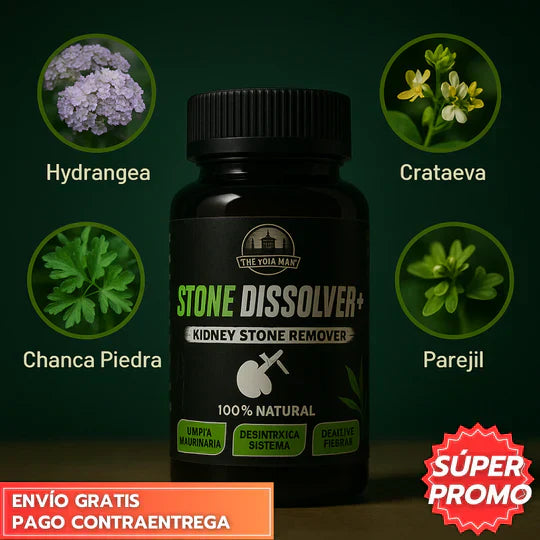 STONE DISSOLVER™ - Disuelve Cálculos, Alivia Dolor y Mejora el Flujo Urinario +ENVIO GRATIS
