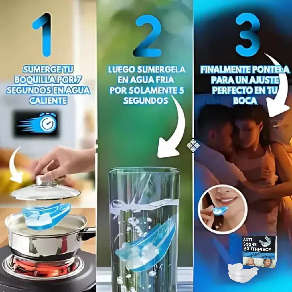 DISPOSITIVO ANTI-RONQUIDOS | APNEA Y BRUXISMO
