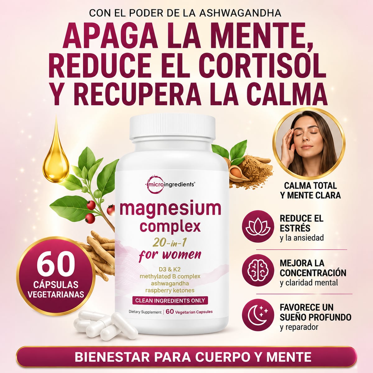 Magnesium Complex 20 in 1 for Women - envio gratis