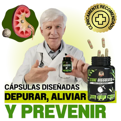 STONE DISSOLVER™ - Disuelve Cálculos, Alivia Dolor y Mejora el Flujo Urinario +ENVIO GRATIS