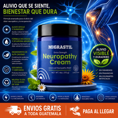 Neuropathy Cream ALIVIO QUE SE SIENTE - BIENESTAR QUE DURA