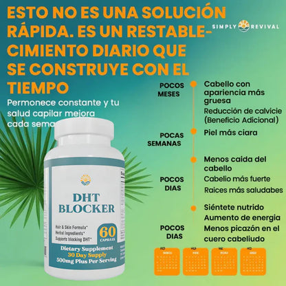 DHT BLOCKER X60: FORTALECE TU CABELLO DESDE LA RAÍZ 2x1