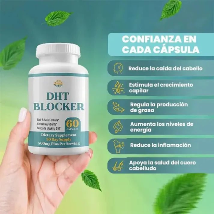 DHT BLOCKER X60: FORTALECE TU CABELLO DESDE LA RAÍZ 2x1