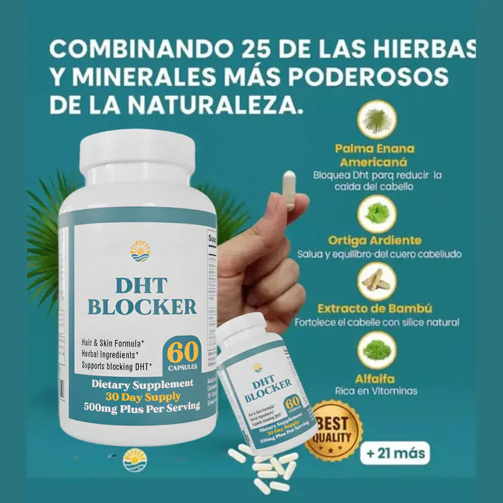 DHT BLOCKER X60: FORTALECE TU CABELLO DESDE LA RAÍZ 2x1