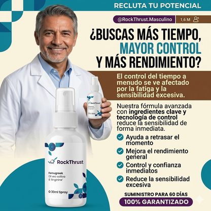 RockThrust™ - Spray Para Erecciones Duras Como Una Roca En 43 Segundos