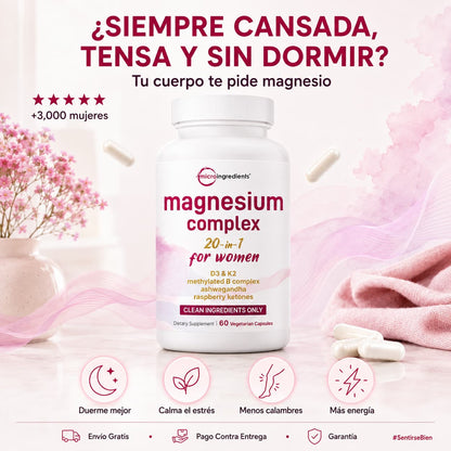 Magnesium Complex 20 in 1 for Women - envio gratis