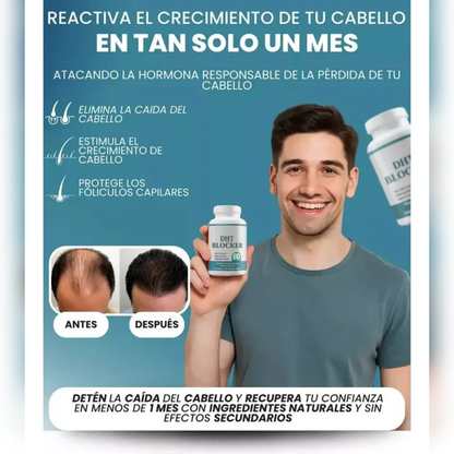 DHT BLOCKER X60: FORTALECE TU CABELLO DESDE LA RAÍZ 2x1
