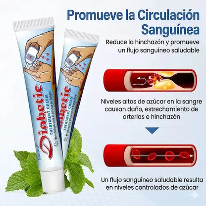 CREMA HIDRATANTE DIABETES - ALIVIO PARA ULCERAS Y CUIDADO DE LA PIEL
