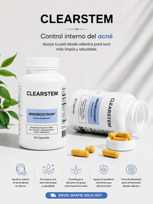 CLEARSTEM | Acaba con el Acné Hormonal en 7 Días+ ENVIO GRATIS
