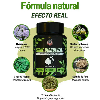 STONE DISSOLVER™ - Disuelve Cálculos, Alivia Dolor y Mejora el Flujo Urinario +ENVIO GRATIS