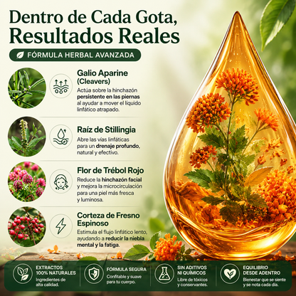 Gotas de apoyo para sentirte más liviana, activa y desinflamada.