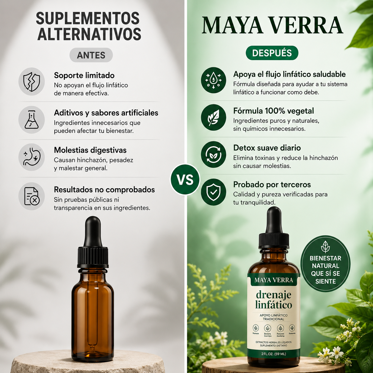 Gotas de apoyo para sentirte más liviana, activa y desinflamada.